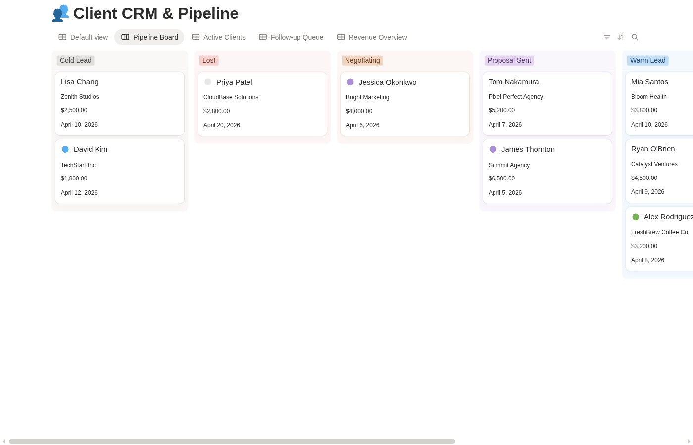 Client CRM